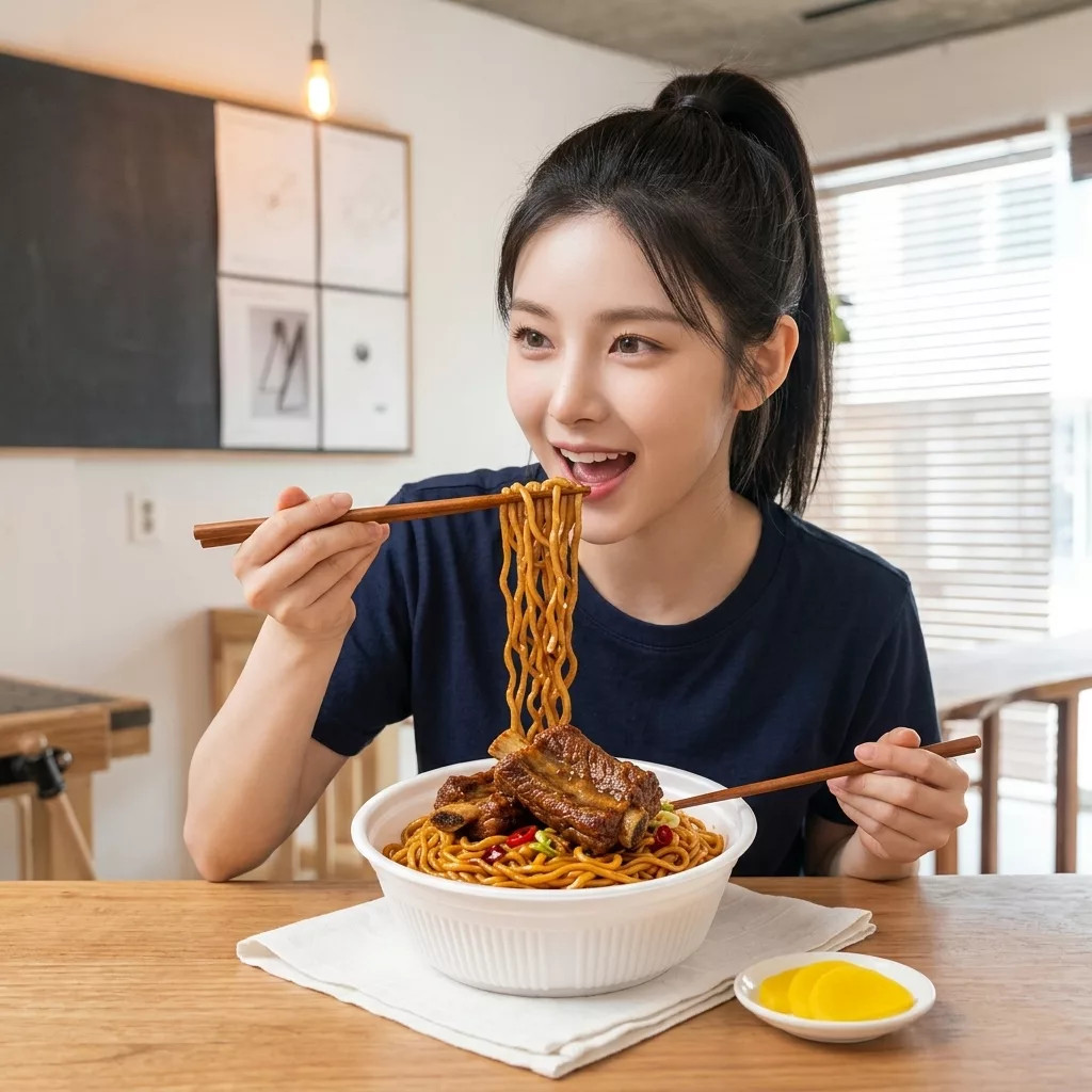 맛있는 왕갈비 볶음면